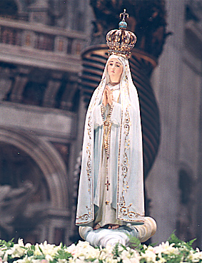 Vatikán, 8.10.2000 - fatimská socha